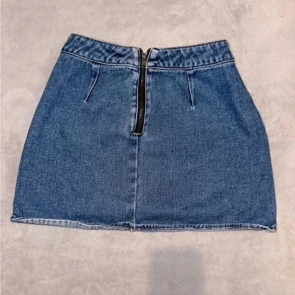 Pacsun Denim Skirt Tulip Hem - Picture 2 of 3
